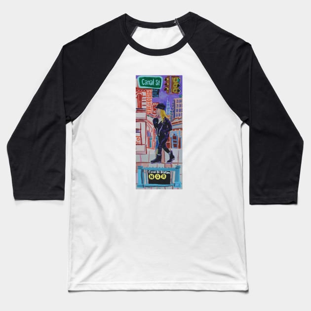 Canal Street Baseball T-Shirt by SPINADELIC